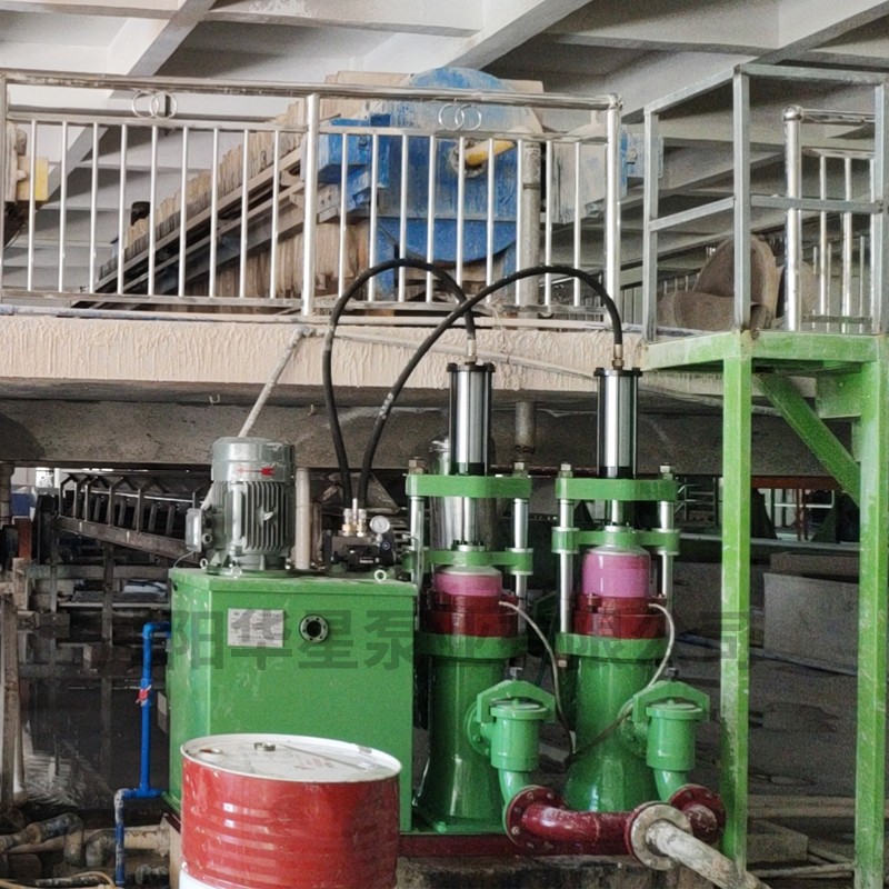 壓濾機(jī)節(jié)能進(jìn)料泵，液壓陶瓷柱塞泥漿泵